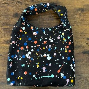 LOEFFLER RANDALL
Mini Knot Splatter Print Hobo Bag